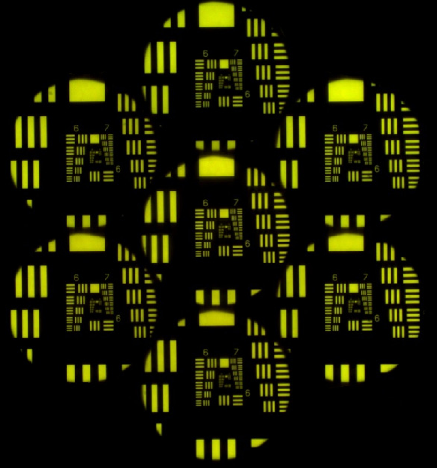 Raw imaging result of Fourier integral microscopy (FIMic)